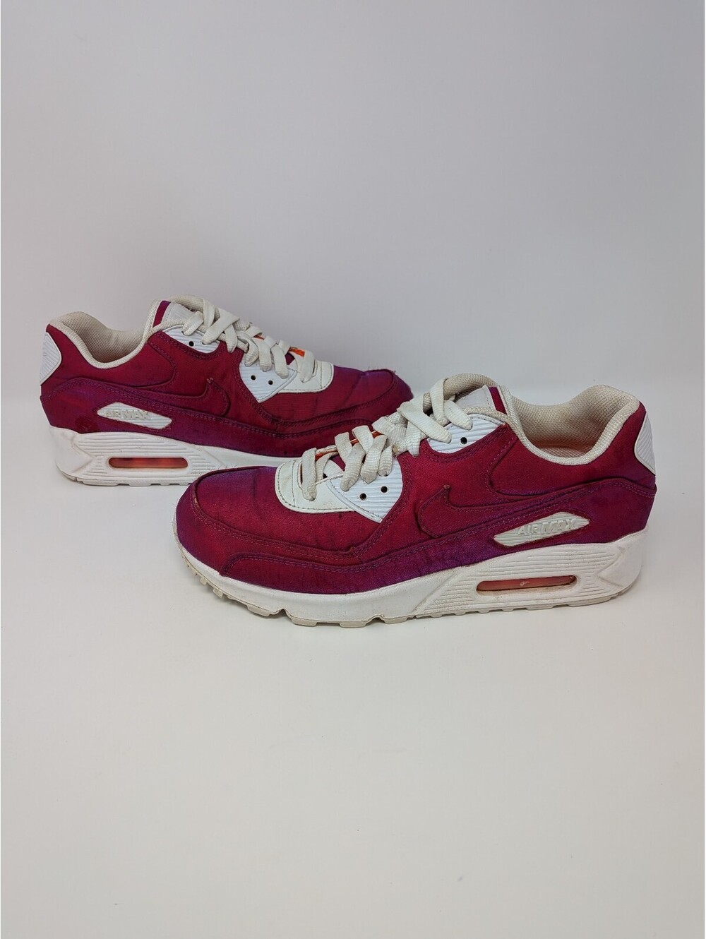 Nike Air Max 90 SE Women’s Size 8 Hyper Crimson White Sneakers 881105-800
